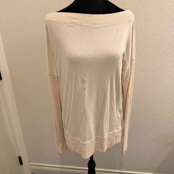 Athleta Studio Barre Sweatshirt Size M with Thumbholes - Picture 1 of 6